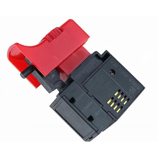 1 st Fa2-6/1bek 250v 6a 5e4 Låsbar Elektrisk Borrmaskin Trigger Switch Elektriska Verktyg Tillbehör Switch Y