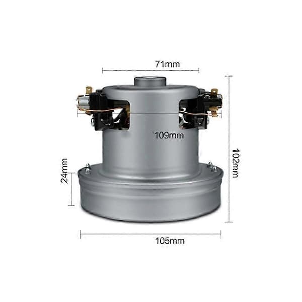 1200W Universal Støvsugermotor Stor Effekt 105mm Diameter Støvsuger Tilbehørsdele Repla Edition d