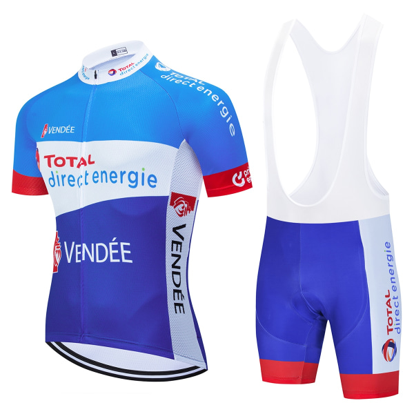 Total New Energies Equipacion Ciclismo Verano Hombre Kesäpyöräilypaita Miesten Roupa Ciclismo Masculino 20D Pyöräilyvaatteet 2022 Cycling Clothing 20 M