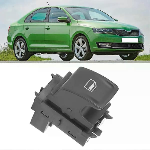 Bil Strømstyring Vindueshejs Kontakt 34D959855 Passer til Skoda Rapid 2012 2013 2014 2015 -