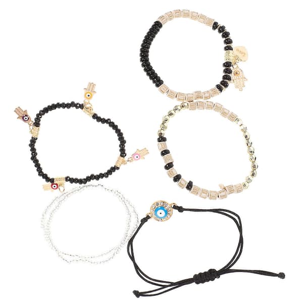 Kvinnor Pärlarmband Multi Lager Modeaccessoar Rund Form 6st