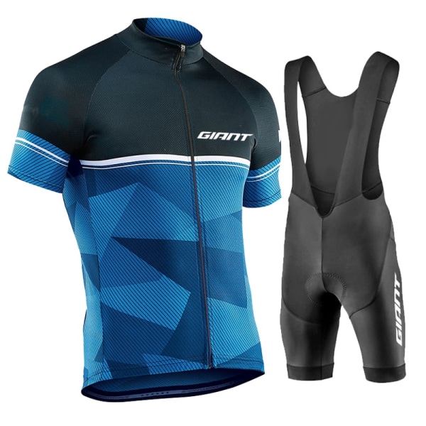Set 2023 GIANT Miesten kesän lyhythihainen MTB-pyöräilypuku Ropa Ciclismo Pyöräily Maillot Pyöräilypuku Photo Color-6 M