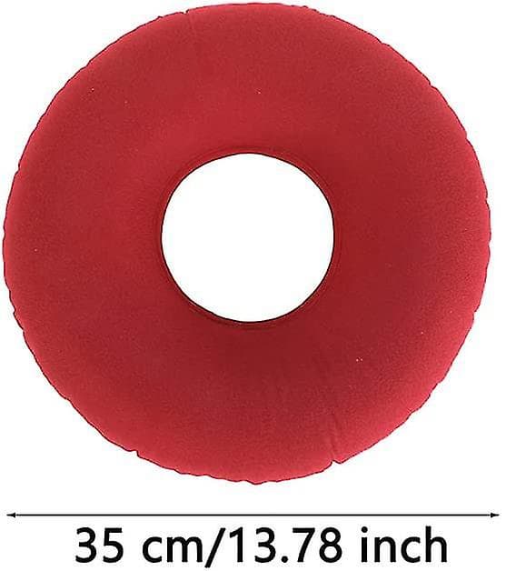 2 Stykker Donut Setepute, Oppblåsbar Ring Setepute, Oppblåsbar Sete