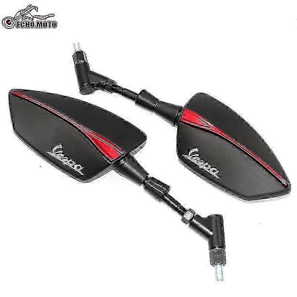 Til Vespa Piaggio Motorcykel Bakspejle M8/10 Scooter Tilbehør Sprint Primavera Gtv Gts Lt S Lx Lxv 50 125 250 300 Gts