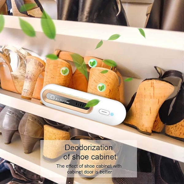 Mini USB Køleskabs Deodorizer, Ozon Generator Luftrenser, Køleskabs Deodorizer, Køleskabs Lugtfjerner, Lugtfjerner