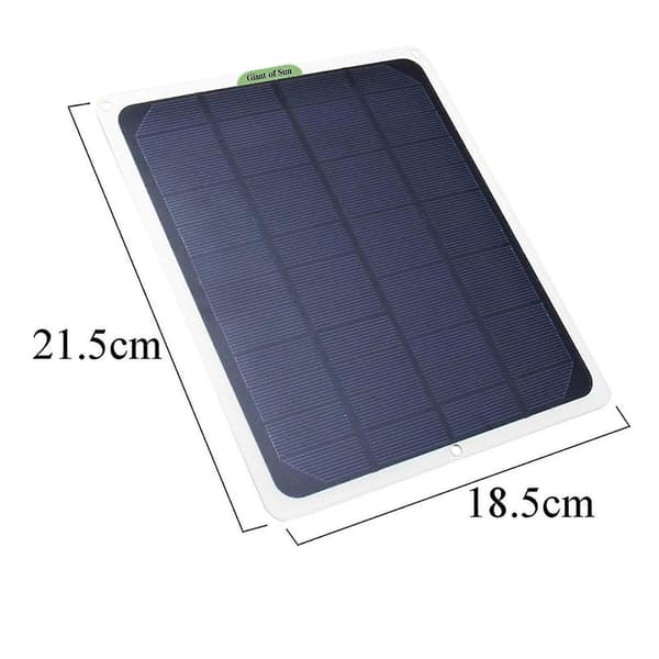 22W Solcellepanel 12V Vedlikeholdslader Batterilader Kit Båt Bobil Bil