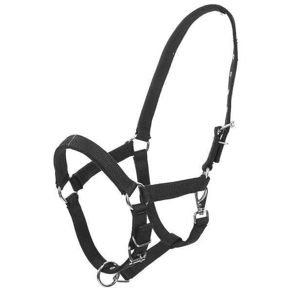 Justerbart hästgrimma Säkerhetsgrimma Ridutrustning Hästsport Svart 50.00X10.00X2.50cm Hållbarhet 1 st