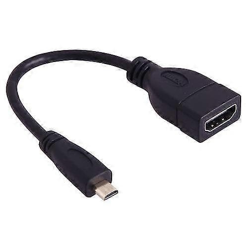17cm Micro HDMI -uros - HDMI -naarasadapterikaapeli