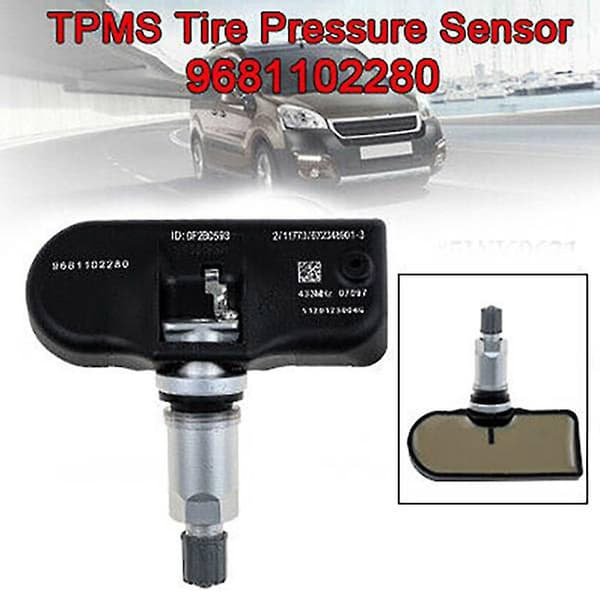 Bil Tpms Däcktryckssensor Däcktrycksdetektor För 407 207 307 607 508 807 C4 5 6 7 8 9681102