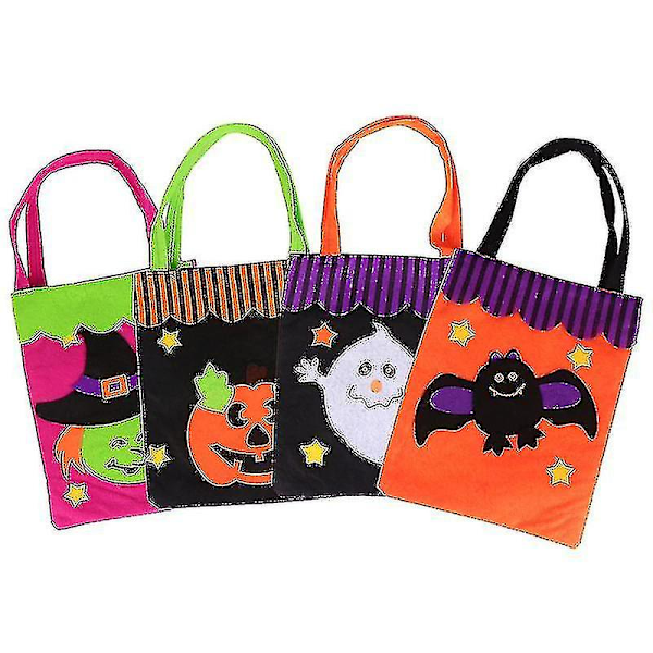 4 kpl Tote Karkkipussi Hauska Ihana Luova Karkkipussi Lahjapussi Halloween Karkkipussit