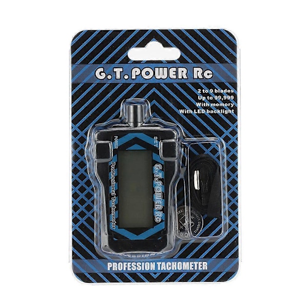 G.T.POWER RC Digital Profesjonell Turteller Revolusjonsmåler for RC Fly Helikopter Quadcopter