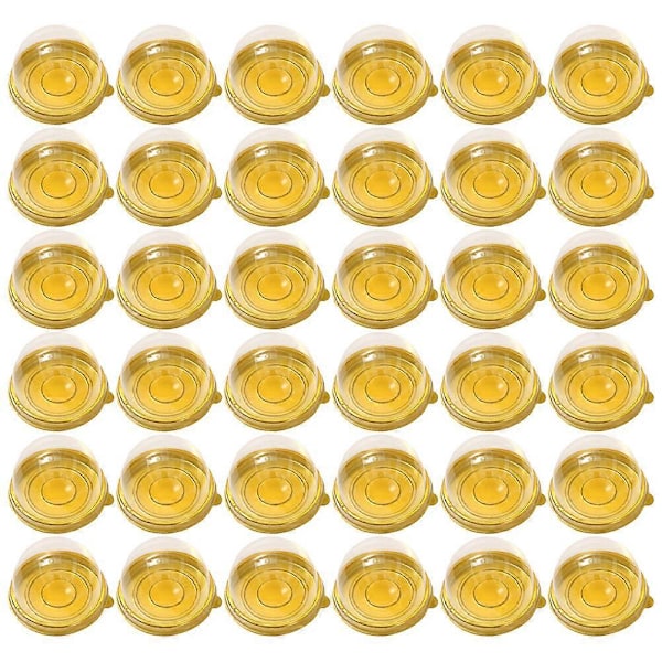 50 st Månkakor Boxar Mini Tårtbox Muffinbehållare Enkla Månkakehållare Individuella Muffinbehållare