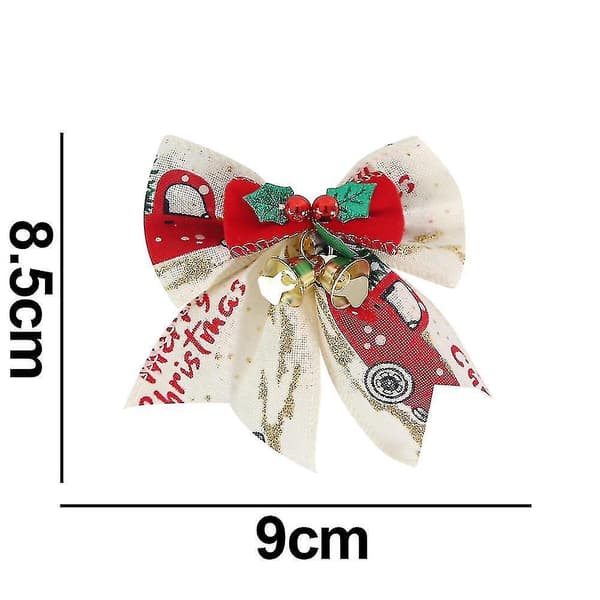 8 st Julrosetter, Julgransrosett, Julrosettsdekoration (b, Stil) bd