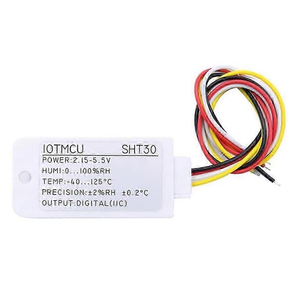 SHT30 Digital Output Temperatur- og Fugtighedssensormodul IIC I2C Interface 3.3V til DIY