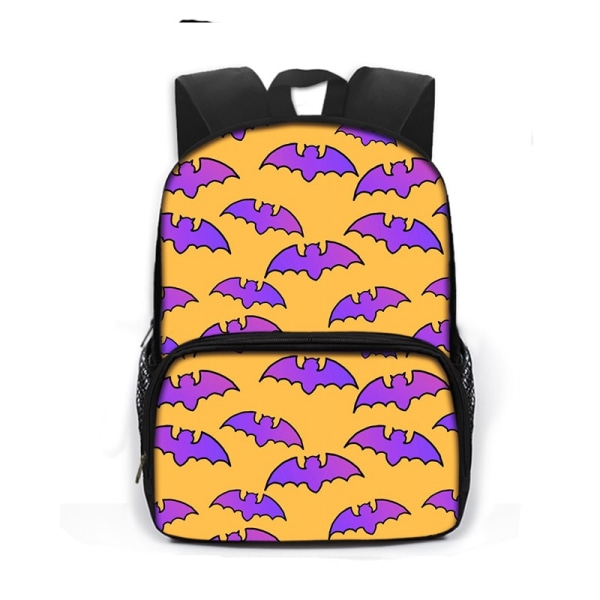 Gothic Bat Ghost Vampire Printing Skolväskor för barn Pojkar Flickor Laptop Ryggsäckar Dagis Skolväska Bokväskor Present style 23