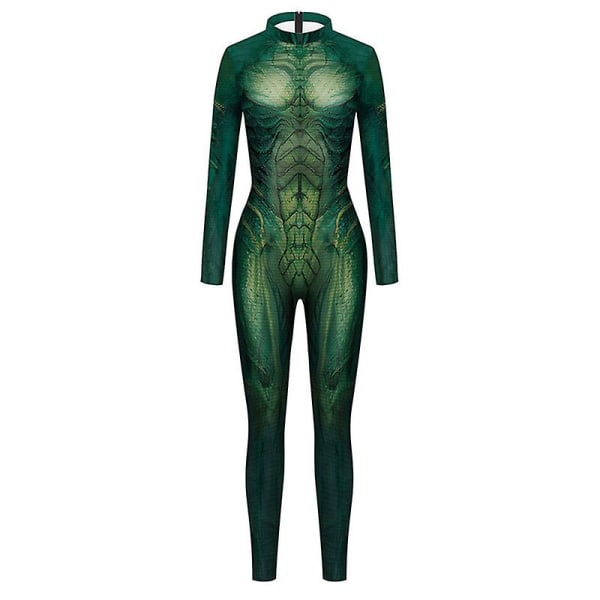 Naisten Halloween-asu Stretch Skinny Catsuit jumpsuit Bodysuit style 3 L