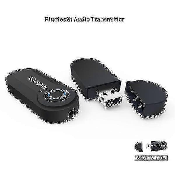 Bluetooth 5.0 Adapter Trådløs Audio Bluetooth Sender Mottaker For PC/TV/Bil 3.5mm Aux Musikk