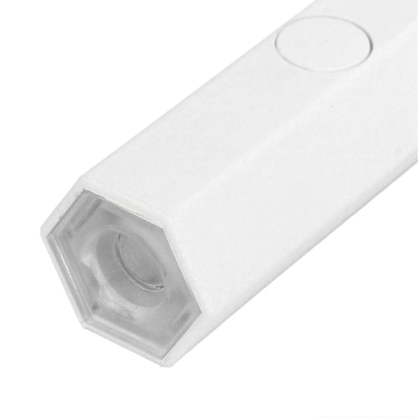 Håndholdt Neglelakk Lampe Mykt Lys 1 stk LED Bærbar Søt Mini UV Negletørker for Rask Herding Hjemme Hvit
