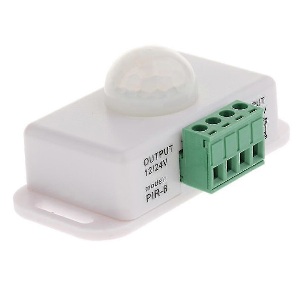 DC 12V 24V PIR Sensor LED Dimmer Switch Rörelses Infraröd Switch