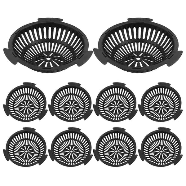 Hål Mesh Pad Planter Hål Mesh Pads Trädgårdsdränering 7,5cm Halvsfäriska Pads Förhindra Rotröta 10st
