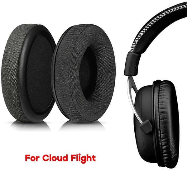 Andningsbara öronkuddar i mesh Bekväma öronkuddar för Cloud Flight Headset Cover