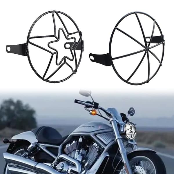 Motorcykel Strålkastare Dimljus Trådskydd Skyddsgaller