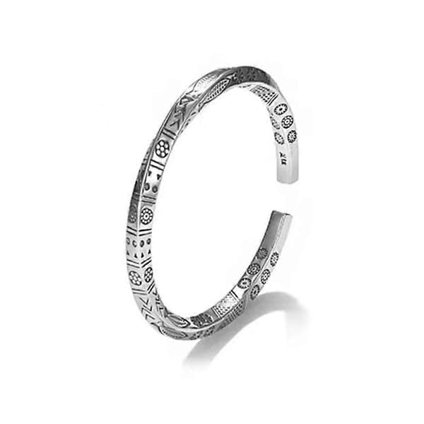 Mobius-Ring Armband Vikinga-Runor Armring Amulett Armband för Män Mobius Manschett