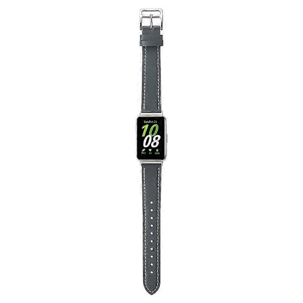 Kompatibel med Samsung Galaxy Fit3 Ægte Læder Urrem Udskiftning Purple