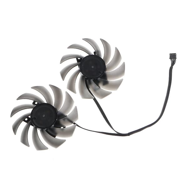 2 STK 4-bens køleblæser til RTX2060S GTX1660 1660ti 1660S grafikkort