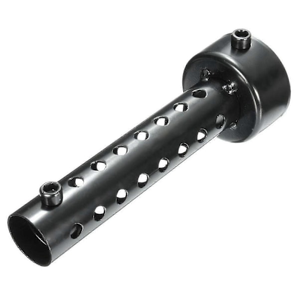 2x Universal Motorcykel Avgasrör Ljuddämpare Db Killer Silencer 48mm Svart