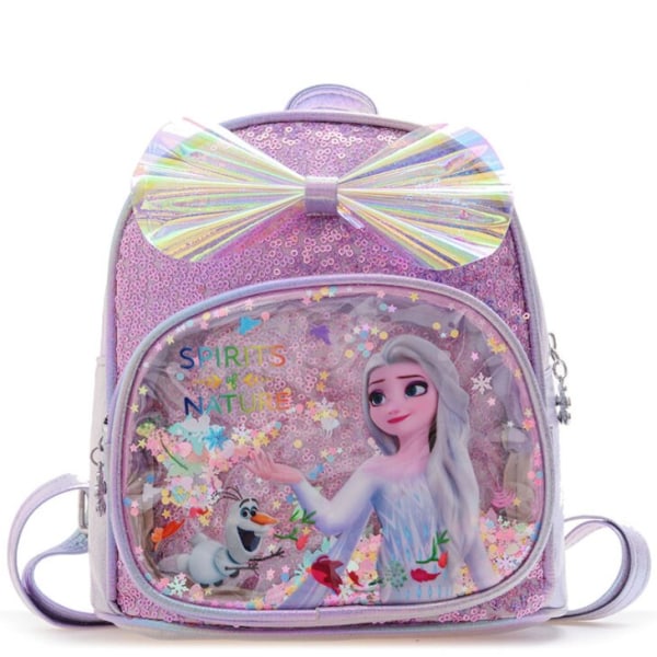 Disney Frozen Girls Skoletaske Elsa Anna The Snow Queen Princess Rygsæk Sky Blue