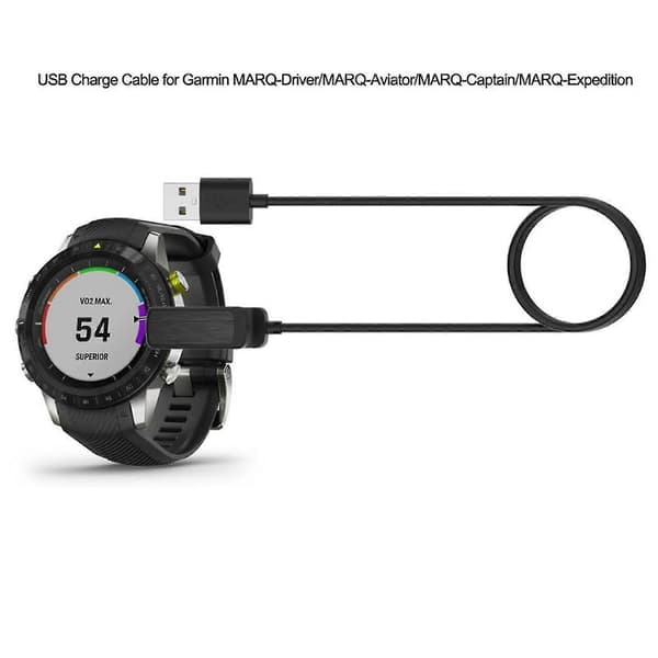 För Garmin- Marq-driver/marq-aviator/-captain/expedition Smartwatch Laddare