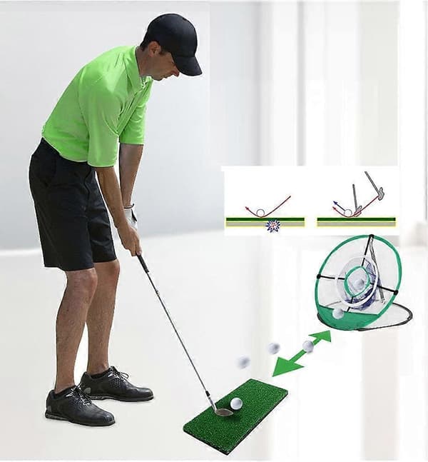 Pop-up golf chipping net, indendørs og udendørs golfmålnet til præcision og svingtræning