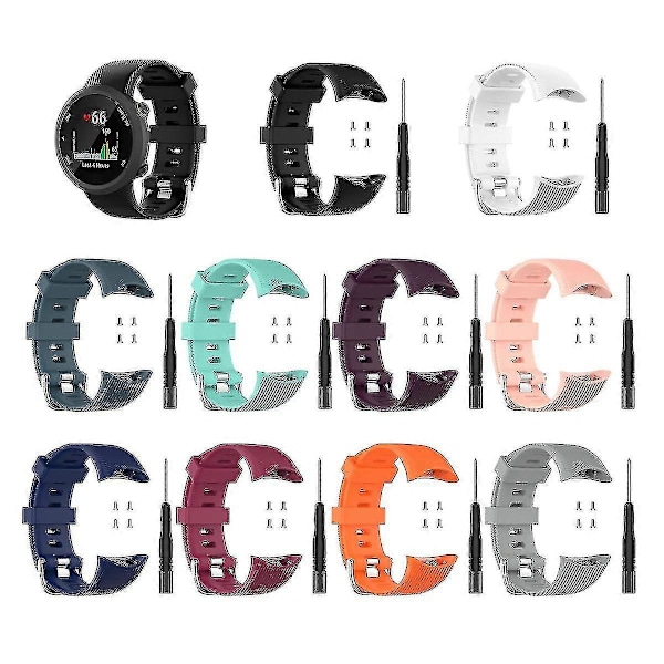 Utskiftingsarmbånd for Garmin Forerunner 45 / 45s Smartklokke Rem Silikonklokkeetui for Garmin Forerunner 45 45s Armbånd