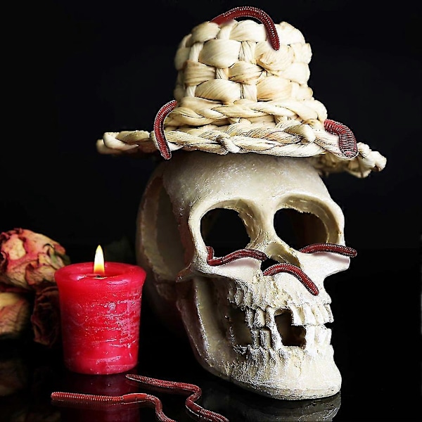 10 st Livslika Maskar Mjuka Stretchiga Skämtleksaker Halloweenfest Rekvisita hy