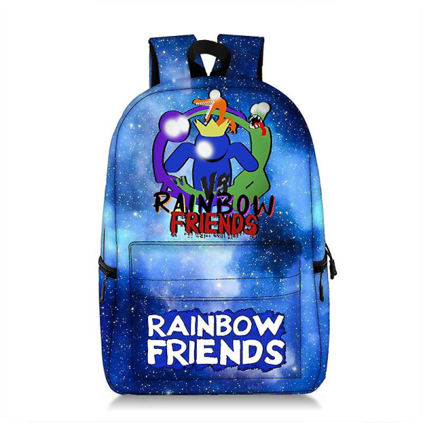 Børnegave Rainbow Friends Udskrivning Student Rygsæk Stor Kapacitet Rygsæk Computertaske style 3