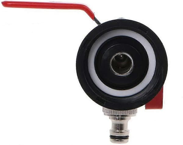 IBC S60x6 Dobbel Utløpsventil i Messing, Doble Ventiler 1/2\", Utløpsdiameter 1/2\", Innløpsdiameter 60 mm