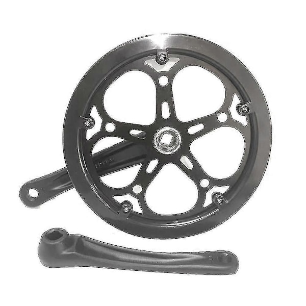 Cykelfällbar Cykel Vevparti 52T 170Mm Cykel Vevset Tandplatta Enkelhastighetscykel Diamanthål Drev Tillbehör