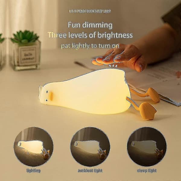 And Natlampe, Led Squishy Andelampe, C JXH
