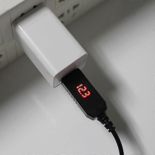 5V til 12V 5.5x2.1mm Step-up Boost Converter for LED-stripe 12V-enheter