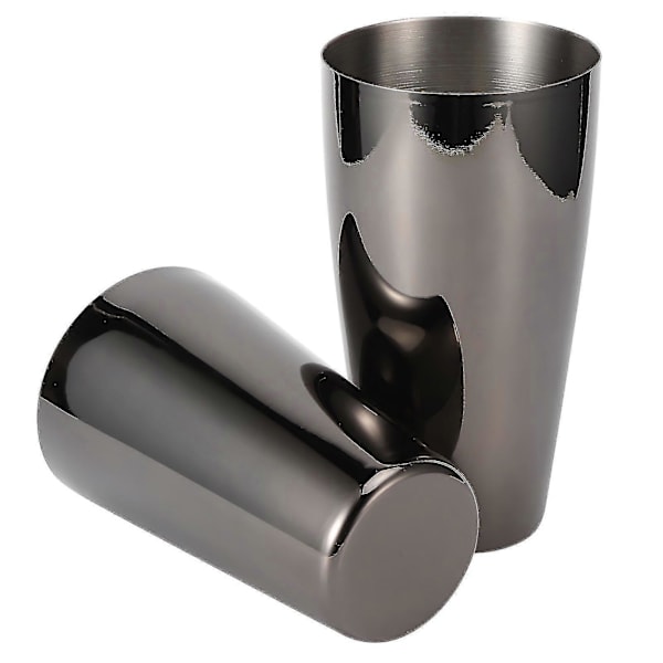 800/600 ml Sort 304 Rustfrit Stål Cocktail Shaker Sæt - Fest Bar Bartender Tilbehør