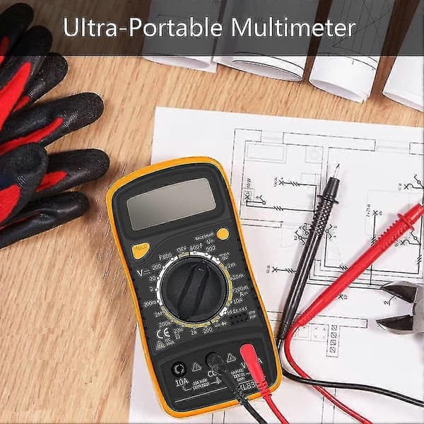 Digital multimeter voltmeter testare multimätare bakgrundsbelysning LCD mätverktyg elektronisk testmätare