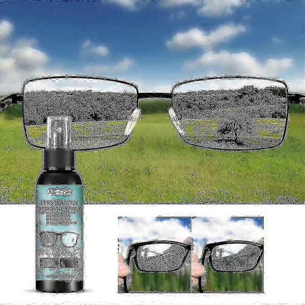 Linse Ridsefjernelsesspray, 100 ml Brille Forrude Glas Reparationsvæske_Lucky_B