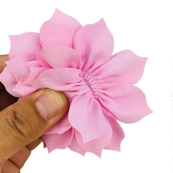30 stk. Mode Chiffon Blomster Til DIY Hårtilbehør Stof Blomsterbuket