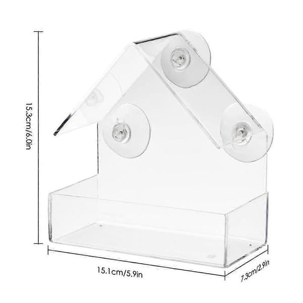 Klart Glas Vindue Fuglefoder Vindue Fuglefodere Klart Akryl Glas Vindue Fuglefoder