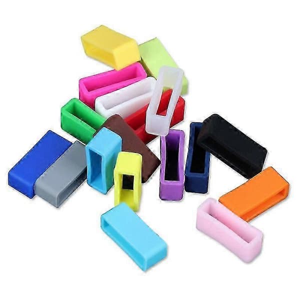 5-pack Klocktillbehör Ring Silikon Ersättningsring Remhållare 18mm, Mörkblå