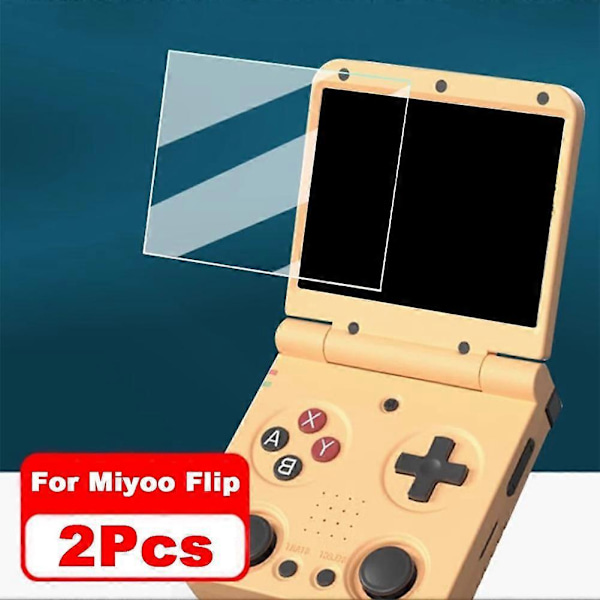 2 KPL Miyoo Flip Karkaistu Lasikalvo Näytönsuoja