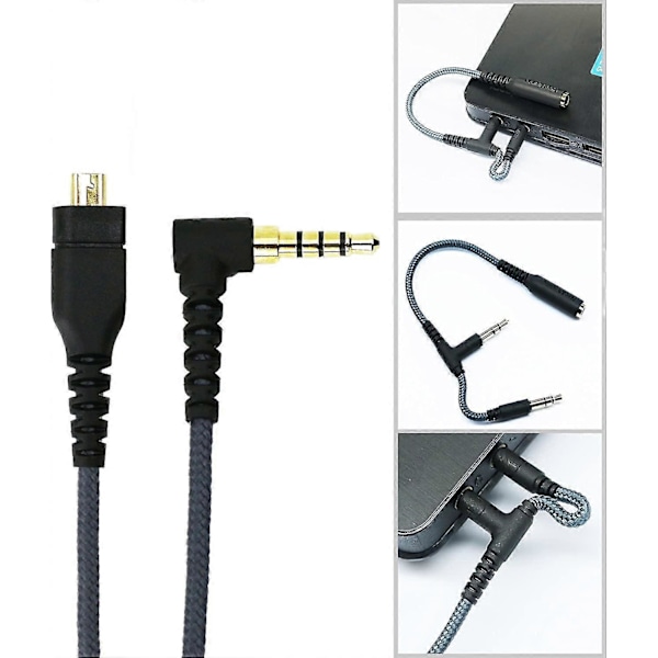 Udskiftningslydkabel til Steelseries Arctis 3, Arctis Pro Wireless, Arctis 5, Arctis 7, Arctis Pro Gaming Headset 2m
