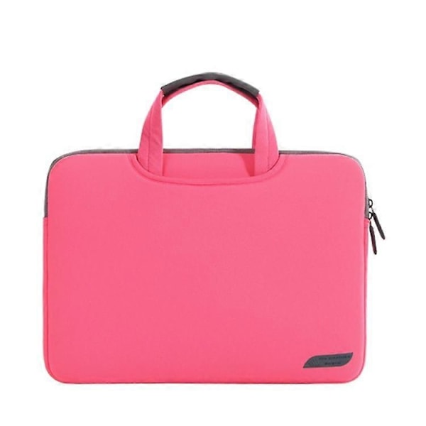 Bærbar Laptopveske Støtsikker Datamaskinveske for 15.6-tommers Notebook Pink
