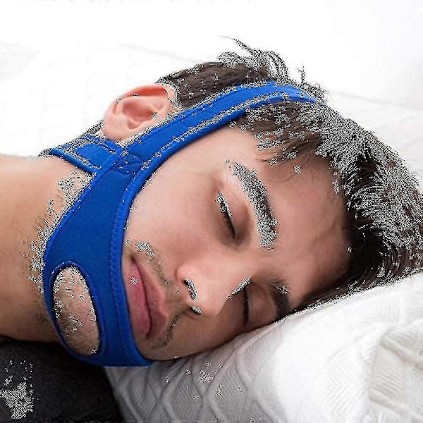 Kuorsauksenestoliina Kuorsauksenesto Cpap Säädettävä Leukaliina Uniapnea Leukaratkaisu - väri: Sininen GTM